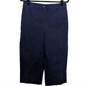 Talbot's Wide Leg Crop Chino Pants - no tags